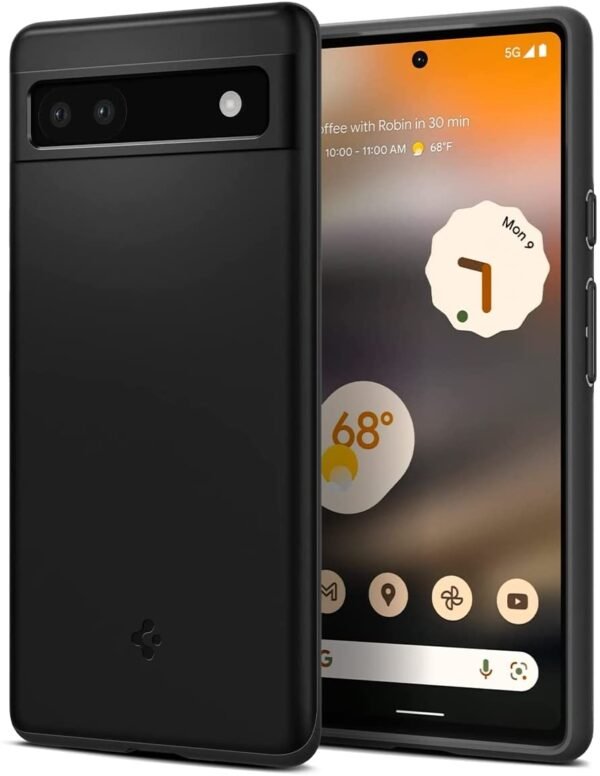 spigen thiki thin fit google pixel 6a black