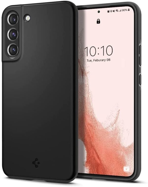 spigen thiki thin fit samsung galaxy s22 5g black