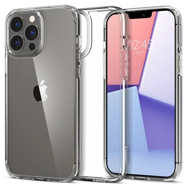 spigen ultra hybrid thiki apple iphone 13 pro max crystal clear