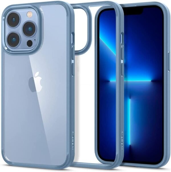spigen ultra hybrid thiki apple iphone 13 pro sierra blue