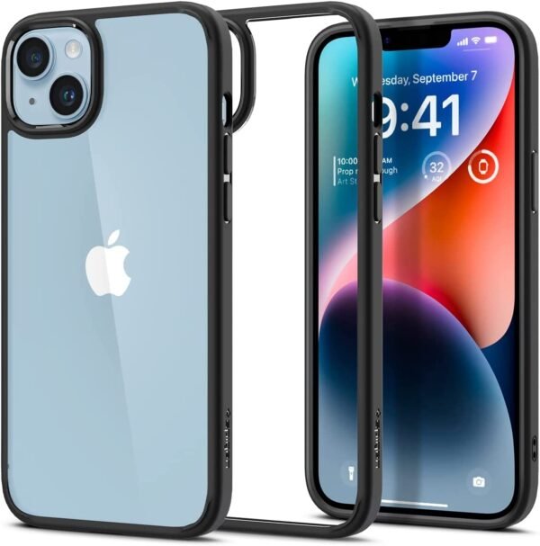 spigen ultra hybrid thiki apple iphone 14 matte black