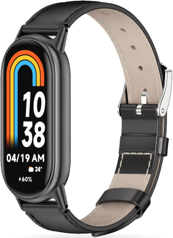 tech protect dermatino louraki leatherfit xiaomi smart band 8 8 nfc black