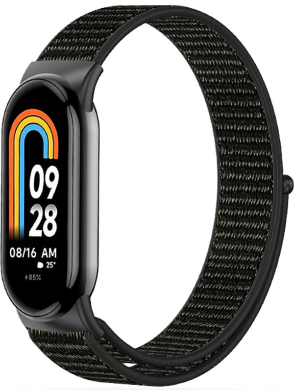 tech protect nylon louraki xiaomi smart band 8 8 nfc black