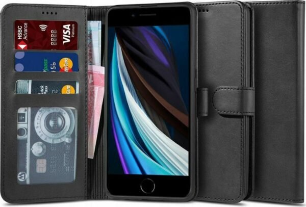 tech protect thiki portofoli apple iphone se 2020 8 7 black