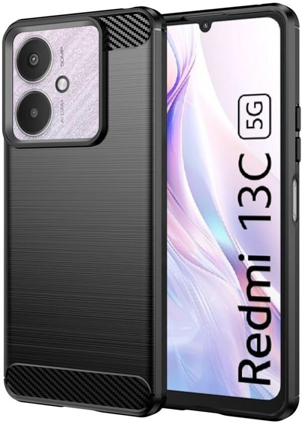 techsuit carbon silicone thiki silikonis xiaomi redmi 13c poco c65 poco m6 black