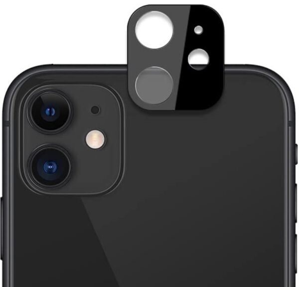 techsuit full camera tempered glass antixaraktiko gyali prostasias gia fako kameras apple iphone 11 black