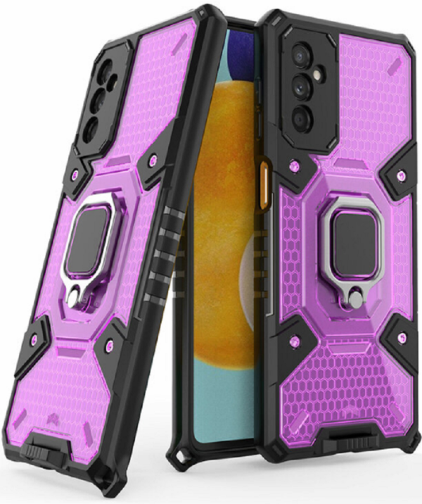 techsuit honeycomb armor anthektiki thiki samsung galaxy m52 5g me metalliko ring holder rose violet