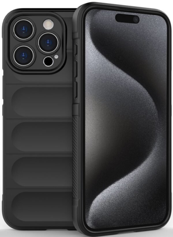 techsuit magic shield thiki silikonis apple iphone 15 pro black