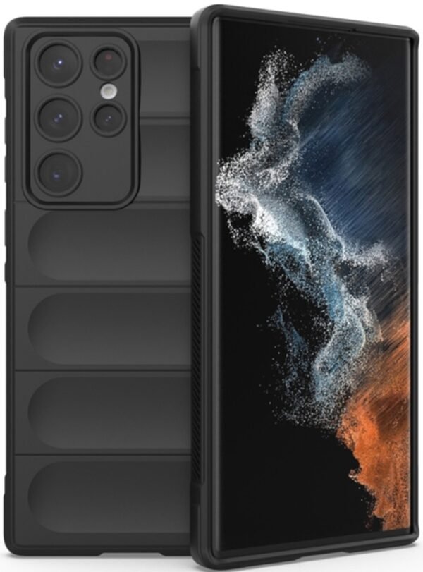 techsuit magic shield thiki silikonis samsung galaxy s22 ultra 5g black