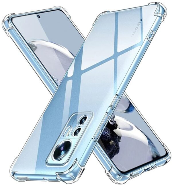 techsuit shockproof clear silicone diafani thiki silikonis xiaomi 12 12x clear
