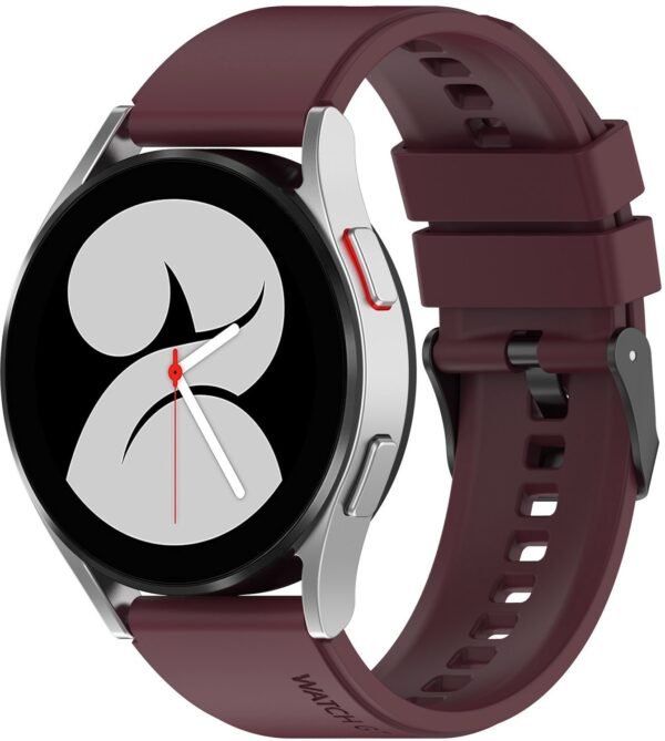 techsuit watchband w026 louraki silikonis 22 mm huawei watch gt 2 46 mm gt 2 pro gt 3 pro 46 mm ultimate xiaomi watch s1 burgundy 2