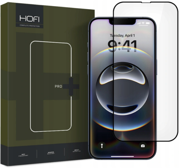 tempered glass iphone 16e 14 13 13 pro hofi premium pro plus full face antixaraktiko gyali prostasias othonis black