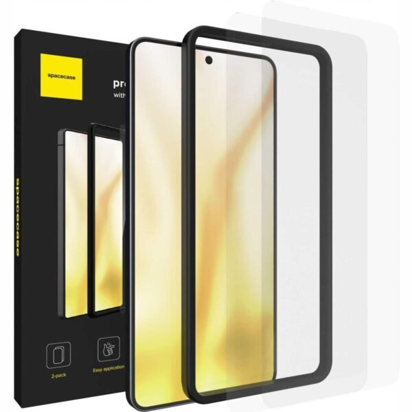 tempered glass samsung galaxy s25 edge spacecase set antixaraktiko gyali prostasias othonis 2 temaxia clear