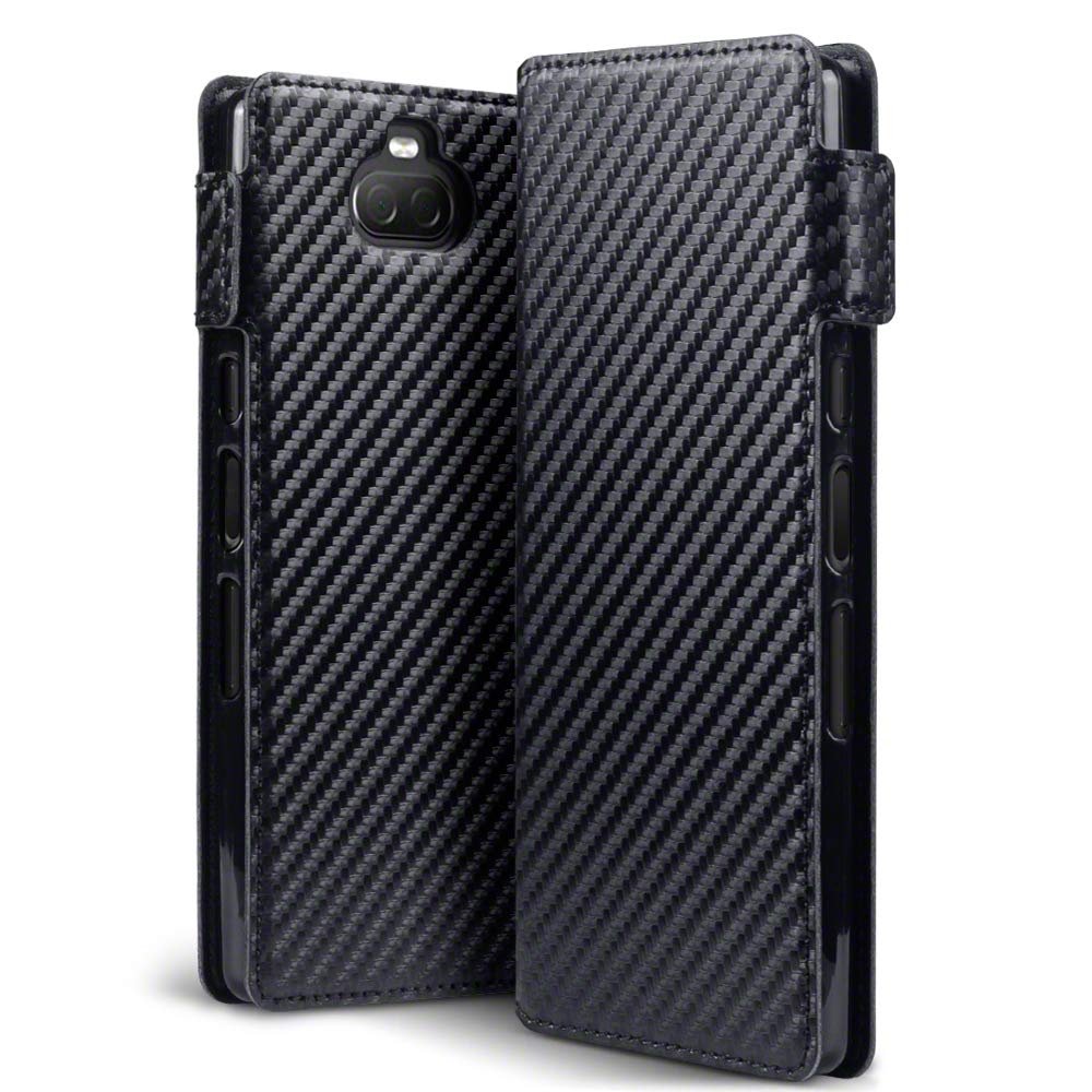 terrapin thiki portofoli carbon sony xperia 10 black terrapin thiki portofoli carbon sony xperia 10 black