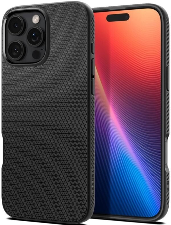 thiki apple iphone 16 pro max spigen liquid air silikonis matte black