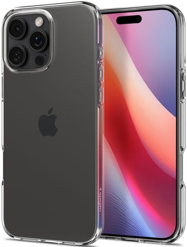 thiki apple iphone 16 pro max spigen liquid crystal silikonis crystal clear 6