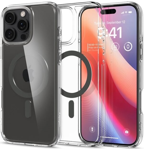 thiki apple iphone 16 pro max spigen ultra hybrid magfit me magsafe graphite 4