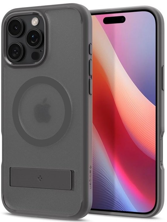 thiki apple iphone 16 pro max spigen ultra hybrid s magfit skliri me magsafe frost gray
