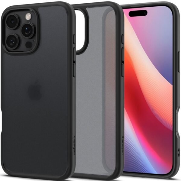 thiki apple iphone 16 pro max spigen ultra hybrid skliri frost black