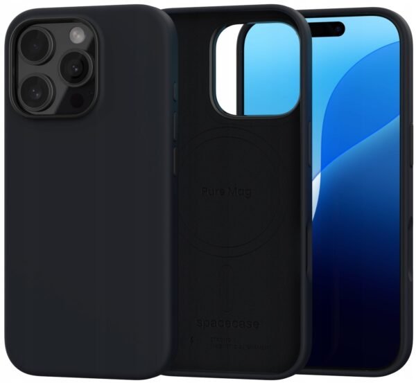 thiki apple iphone 16 pro spacecase pure mag skliri me magsafe black