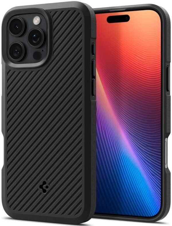 thiki apple iphone 16 pro spigen core armor anthektiki silikonis matte black