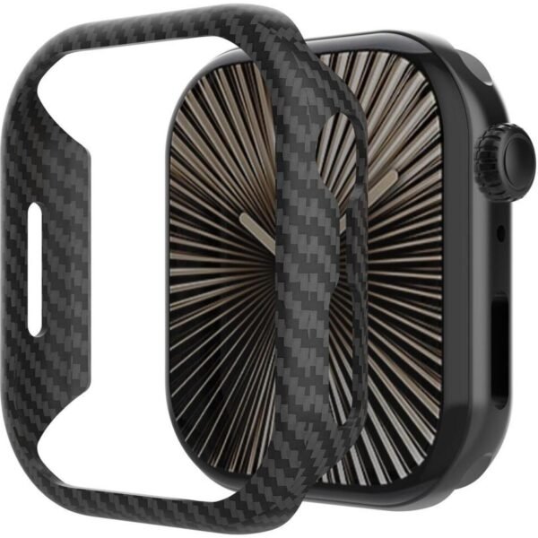 thiki apple watch 11 10 42mm nekit fiber kevlar skliri aramid fiber 0 6mm 1500d black