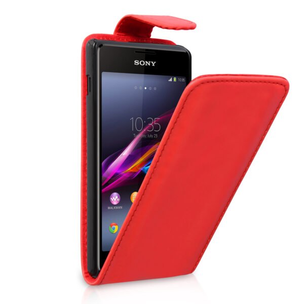 thiki flip kokkini sony xperia e1
