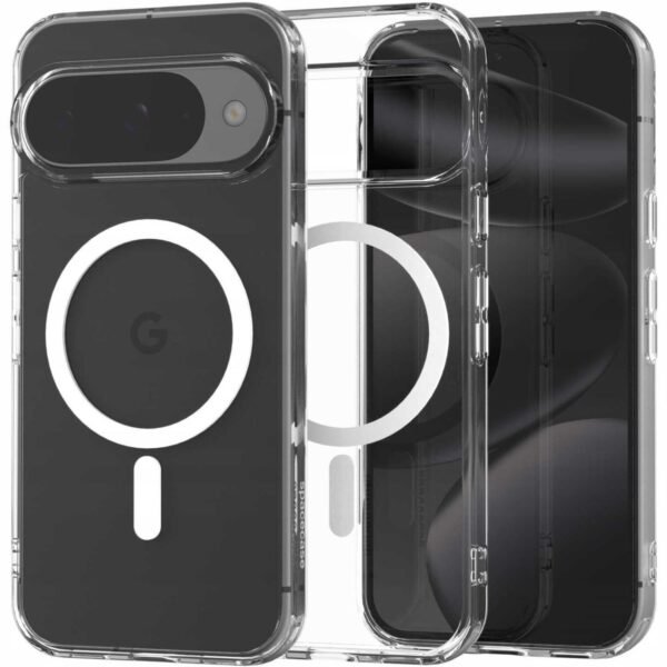 thiki google pixel 10 10 pro spacecase clear magsafe skliri diafani me magsafe transparent