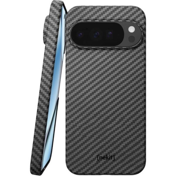 thiki google pixel 10 pro xl nekit fiber skliri me magsafe aramid fiber 1mm 1500d kevlar black