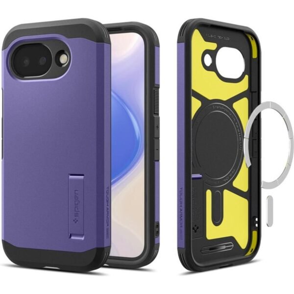 thiki google pixel 10a spigen tough armor magfit anthektiki me magsafe kai kickstand ash violet 7