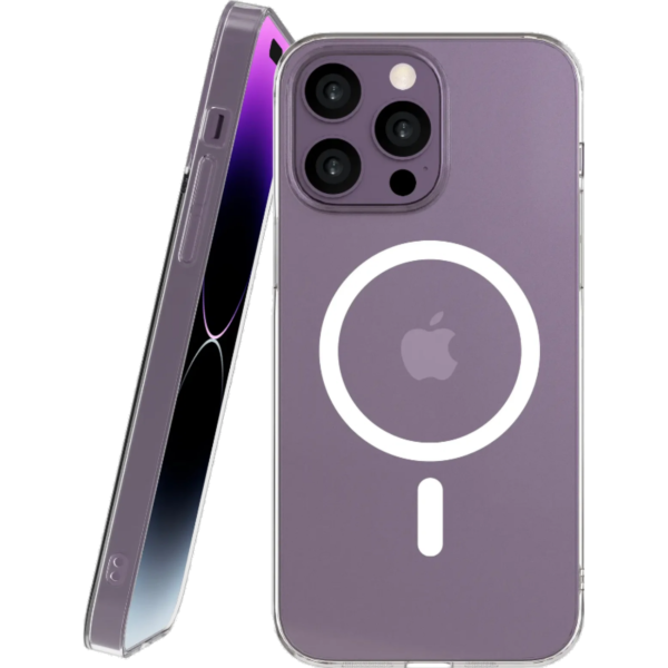 thiki iphone 14 pro max nekit bare thin case skliri lepti diafani me magsafe 1 2 mm transparent