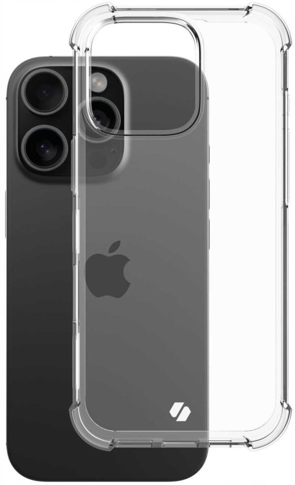 thiki iphone 16 pro spacecase anti shock diafani silikonis 1mm clear 3