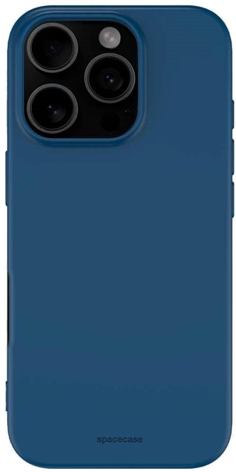 thiki iphone 16 pro spacecase silicone case silikonis blue 4