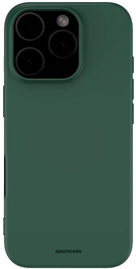 thiki iphone 16 pro spacecase silicone case silikonis dark green 3