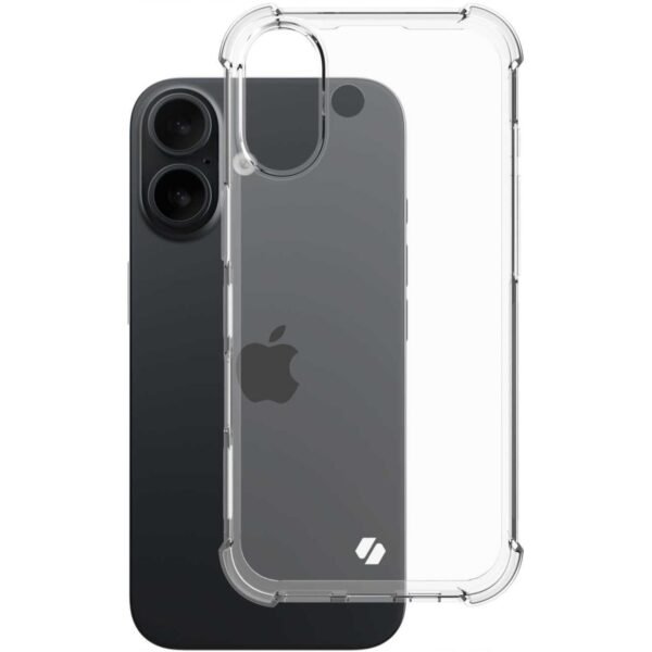 thiki iphone 16 spacecase anti shock diafani silikonis 1mm clear 3