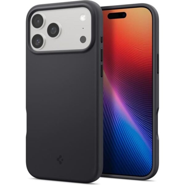 thiki iphone 17 pro max spigen silicone fit magfit anthektiki silikonis me magsafe black