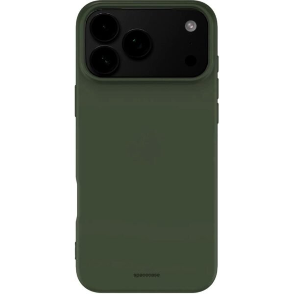 thiki iphone 17 pro spacecase silicone case silikonis dark green 3