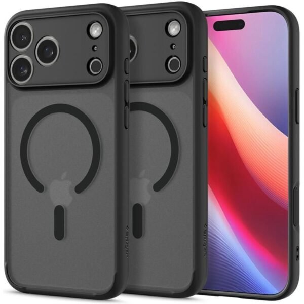 thiki iphone 17 pro spigen ultra hybrid magfit anthektiki skliri me magsafe frost black