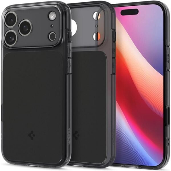 thiki iphone 17 pro spigen ultra hybrid t magfit anthektiki me kalimma gia camera control kai magsafe matte black