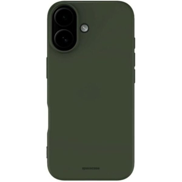 thiki iphone 17 spacecase silicone case silikonis dark green 3