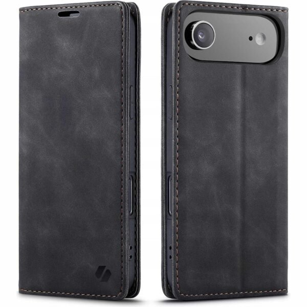 thiki iphone air spacecase wallet portofoli black 8