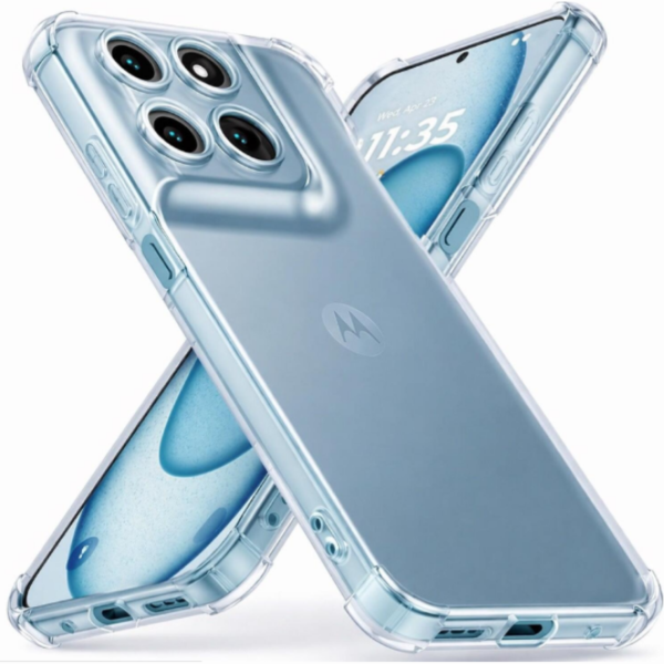 thiki motorola moto g77 g67 techsuit shockproof clear silicone diafani silikonis clear 6
