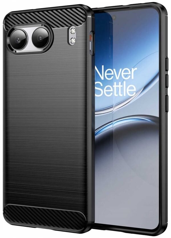thiki oneplus nord 4 spacecase carbon silikonis black 1