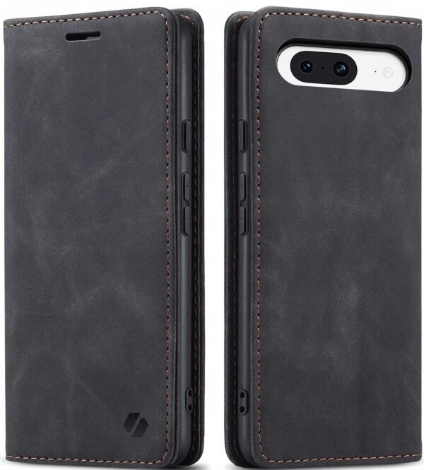 thiki portofoli google pixel 8a spacecase wallet black 3