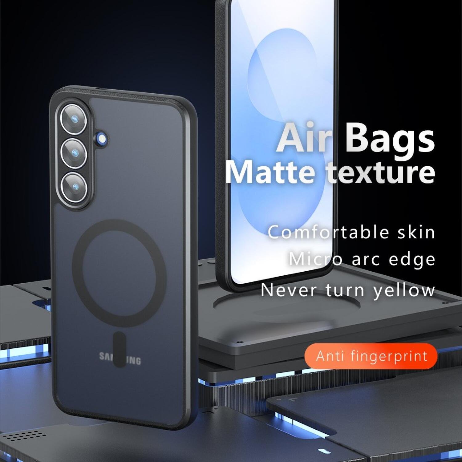 thiki samsung galaxy s25 fe techsuit pure frost skliri imidiafani me magsafe frosted black 2 thiki samsung galaxy s25 fe techsuit pure frost skliri imidiafani me magsafe frosted black 2