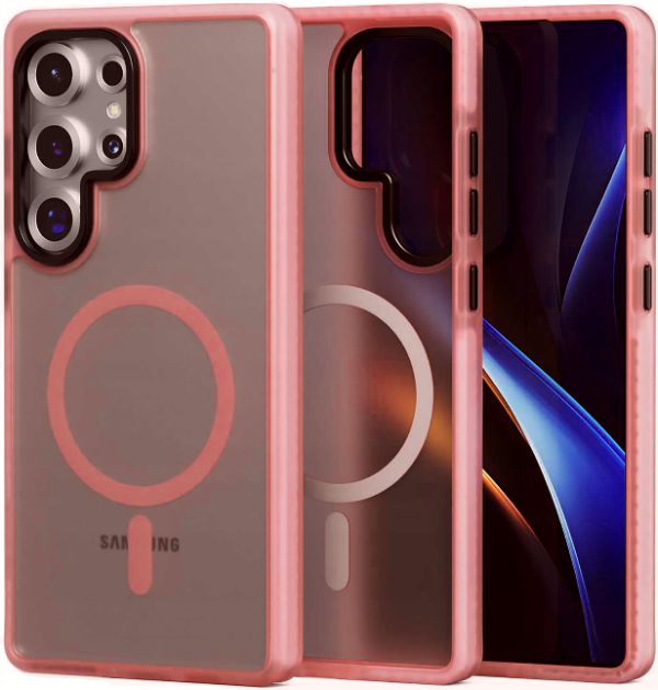 thiki samsung galaxy s25 ultra spacecase hybrid fusion mag imidiafani skliri me magsafe pink 22