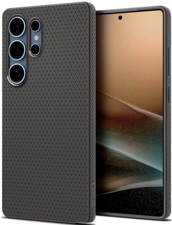thiki samsung galaxy s25 ultra spigen liquid air silikonis marble gray 18