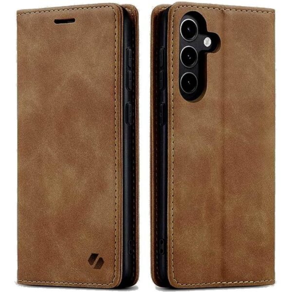thiki samsung galaxy s26 spacecase wallet portofoli light brown 4