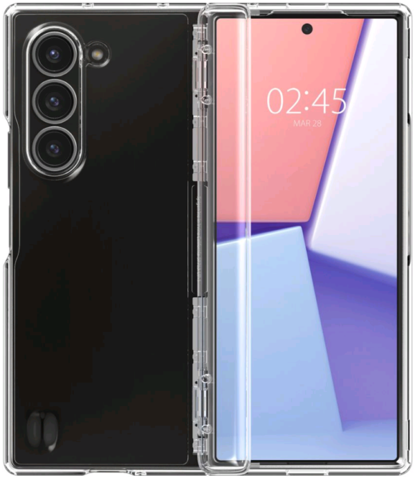 thiki samsung galaxy z fold 6 spigen ultra hybrid pro skliri crystal clear 13