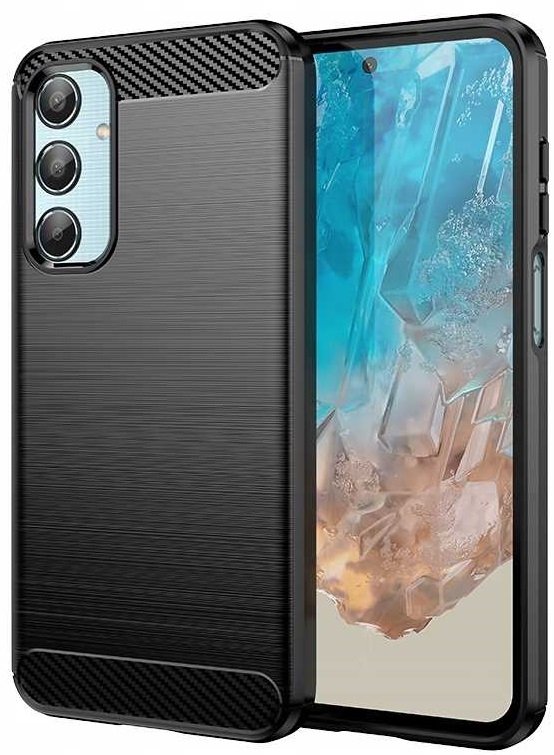 thiki silikonis samsung galaxy m35 spacecase carbon black 1